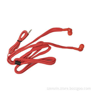In-ear Stereo Earphones with Flat String Cable